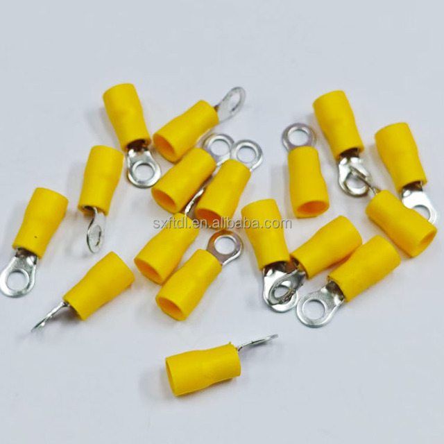 High Quality PVC Insulated Copper Ring Terminal and Cable Lug 10/25/185mm 80A Factory Direct Wiring Accessories