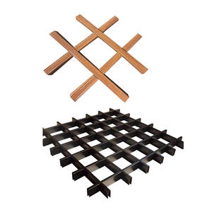 ホールビルディング装飾アルミニウムグリル天井吊り下げアルミニウム銅天井アルミニウム吊り天井 - Product Image 6