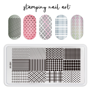 Durable Stainless Steel <strong>Nail</strong> Art Printing Steel Plate Durable Lace Flower Butterfly Checkered National Wind <strong>Nail</strong> Making <strong>Transfer</strong> - Product Image 6
