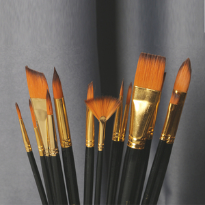 Ensemble de 15 pinceaux de <span class=keywords><strong>peinture</strong></span> artistique à manche long avec sac noir – Vente en gros - Product Image 3