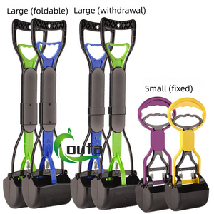 Venta al por mayor plegable Pet <span class=keywords><strong>Pooper</strong></span> <span class=keywords><strong>Scooper</strong></span> para perros grandes y gatos mandíbula Poop Scoop herramienta de recogida de mascotas - Product Image 2