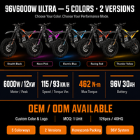 Moto électrique multi-scènes homologuée pour la route Cheerdmoto 72V 3000W/4500W 80KM/H, prise en charge OEM/ODM, vente en gros d'usine pour adultes