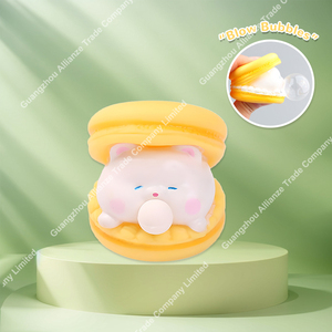 TPR <b>Mini</b> Cute Macaron Stress Relief <b>Bubble</b> Blower Squeeze Toys Home Decoration Desktop Ornaments Soft Crafts Fidget Toys - Product Image 5