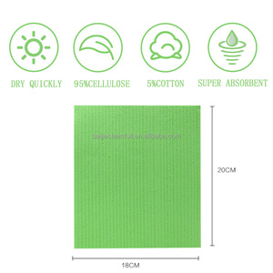 Eco Friendly the Cheapest <b>Sponge</b> Cloth in Roll Sheet Cellulose Napkin Water Absorbent Cellulose <b>Sponge</b> Cloth 18x20cm - Product Image 2
