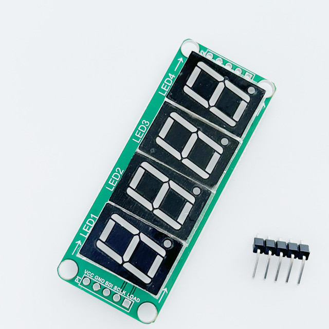 One 74HC595 Shift Register Per Digit TN 7 Segment Display with Decimal Points Perfectly Designed for Arduino Uno