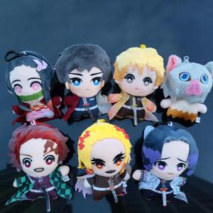 Peluche de Demonio de Anime Japonés, Personaje de Dibujos Animados, Figura de Peluche Suave, <span class=keywords><strong>Mini</strong></span> Muñeco de 4 Pulgadas, Llavero, Colgante para Mochila - Product Image 3