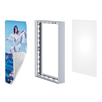 Impression de bannière de toile de fond de tissu de boîte à lumière rétro-éclairée par LED textile SEG personnalisé