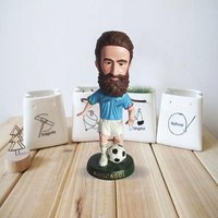 Mini figurines de football bon marché personnalisées figurine de joueur de football miniature en jouet