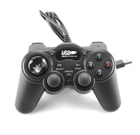 Stock d'usine 850USB Manette de jeu filaire USB ergonomique à vibrations pour la fabrication fournie directement