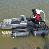 Drague à or portable, installation de lavage par aspiration, bateau de dragage à or, petite machine de dragage d'or pour rivière