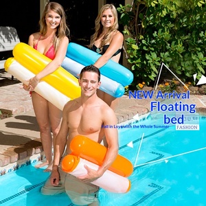 Hamac flottant <span class=keywords><strong>gonflable</strong></span>, canapé aquatique, lit flottant pliable, chaise longue d'été avec dossier, chaise longue flottante pour fêtes au bord de la <span class=keywords><strong>piscine</strong></span> - Product Image 3