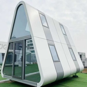 Luban Cabin Frame Low-rise Villa Casa modular con aislamiento térmico Casa triangular pequeña prefabricada para hotel - Product Image 3