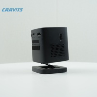 Mini Proyector LED Inteligente CAAVITS YHC1000 3D DLP Android, 960X540P, WiFi, Portátil, con Batería, Compatible con 4K, para Cine en Casa y Exteriores