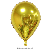 Ballons à hélium en forme de goutte d'eau, 23 pouces, personnalisés, vente en gros, usine, économique