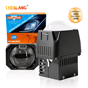 Module de lentille bi-focale pour phare de voiture Chenlang 1,5 pouce, LED, focalisation plus brillante, faisceau haut et bas, 64W/84W, projecteur de lentille bi-LED - Product Image 1