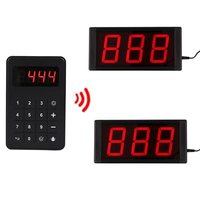 Système d'appel sans fil pour clavier, système d'appel de file d'attente sans fil, système de gestion de file d'attente pour restaurant, système de téléavertisseur