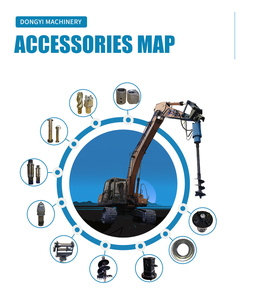 20 Năm Nhà Sản Xuất Lỗ Máy Khoan Cây Đường Phố Cọc Nền Tảng Thủy Lực Ổ Đĩa Trái Đất Khoan Khoan Cho Máy Xúc - Product Image 6