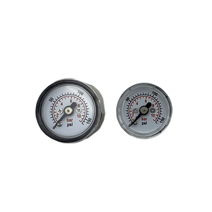 1 inch miniatuur micro zwart stalen klepstandsteller pneumatisch 10 bar manometer - Product Image 1