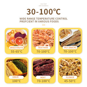 Máquina deshidratadora comercial de acero inoxidable para vegetales, deshidratador de alimentos, secador profesional de frutas con 22 bandejas giratorias - Product Image 6