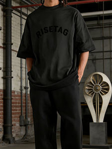 LTD-MT1055 Produttore di Abbigliamento Maschile, T-Shirt Oversize con Stampa Personalizzata, Stile Streetwear di Lusso Discreto - Product Image 1