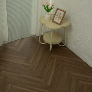 Suelo SPC Impermeable, Gran Resistencia al Desgaste, Ecológico, Fácil Instalación con Sistema de Clic, Diseño Gráfico de Tablas Anchas, Para el Hogar - Product Image 4