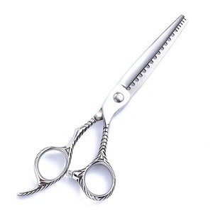 Color Correcting Thinning Shears 9CR13 Stainless Steel 6 Inch Blunt Tip Haircutting Scissors For Men Pompadour Styling - Product Image 2