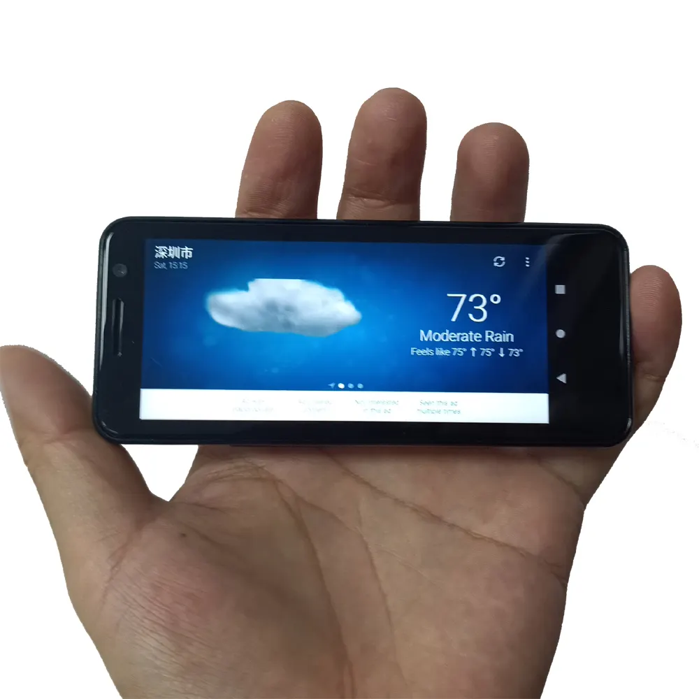 Novos smartphones 2024 mini celular android 4g celular 4 polegadas tela cheia novo pequeno android 12
