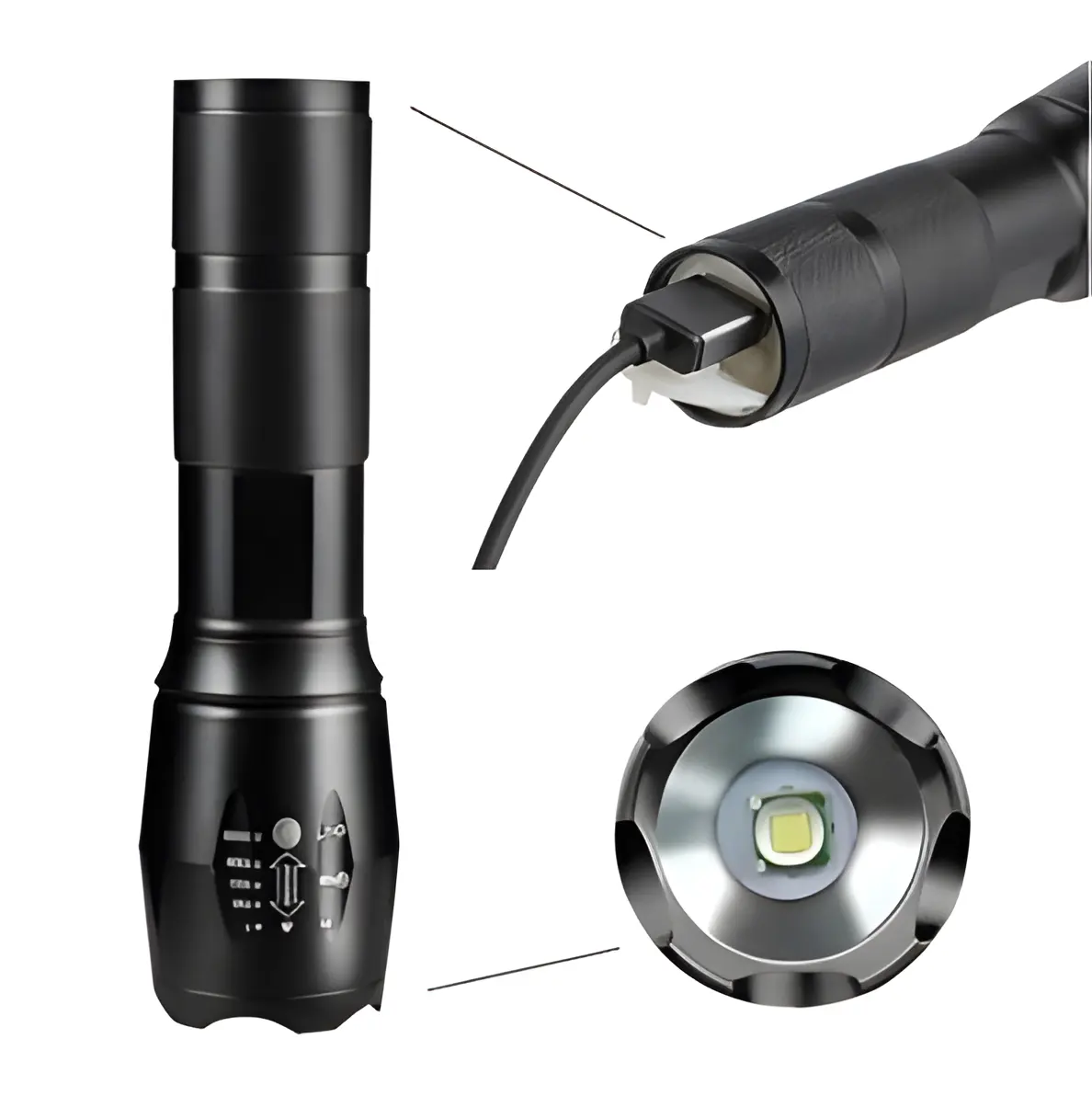 pocket penlight pen light flashlight edc rechargeable