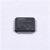 Microcontrolador STM32F105RCT6 - Componentes Electrónicos, Memoria Flash de 256 KB, 51 E/S, Temperatura de Funcionamiento de -40~+85 °C