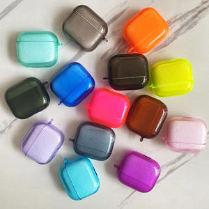 Meilleur Vente Écouteurs Cas Pour Apple <span class=keywords><strong>AirPods</strong></span> Pro 1 2 Mince Fluorescent Couleur Antichoc En Silicone Housse De Protection Souple TPU Cas - Product Image 1