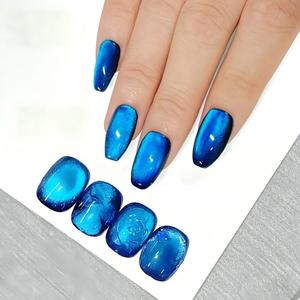 Pigmento Magnético Ojo de Gato Camaleón Azul, Polvo Magnético <span class=keywords><strong>para</strong></span> Esmalte de <span class=keywords><strong>Uñas</strong></span> en Gel <span class=keywords><strong>UV</strong></span>, Materia Prima, Dispersión Ultrafina, Venta al Por Mayor - Product Image 4