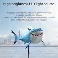 WiFi Holograma 3D holographique œil nu machine publicitaire à projection suspendue ventilateur LED