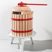Presse à fruits manuelle en bois à spirale, marque XH, facile à utiliser pour la fabrication de cidre maison et le vin de raisin et de pomme