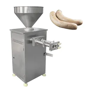 Mesin pembuat sosis vegan kecil mesin pembuat sosis Rusia mesin pengisian dan pemutar sosis