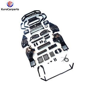 2019-2024Y para <span class=keywords><strong>Mercedes</strong></span> Clase G W463A G500 G350D <span class=keywords><strong>G400</strong></span> actualización G63 estilo Kit de carrocería parachoques de coche W464 G63 Sistemas de carrocería - Product Image 6