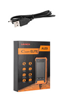 LAUNCH-herramienta de diagnóstico automotriz X431 Elite, autoescáner OBD2, función completa, Can FD/bidireccional, para Audi/GM/BENZ/BMW