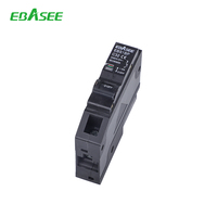 EBASEE EBS1BP Compatible avec Disjoncteur Qo MCB Thql Disjoncteur domestique unipolaire enfichable 1-63A Disjoncteur à courant alternatif 6KA