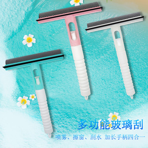 ที่ปาดน้ำทำความสะอาดกระจกสองด้าน ด้ามยาว ไม่ทิ้งคราบ สำหรับทำความสะอาดกระจกบ้าน ระเบียง รถยนต์ - Product Image 2