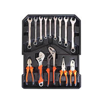 Ensemble d'outils à main OEM de 799 pièces, ensemble d'outils professionnels sur chariot, kit d'outils à main pour mécaniciens avec valise roulante en aluminium