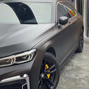 High Quality Ultimate Flat Black Matte Black Vinyl Wrap Air <b>Bubbles</b> Free for Car Wrapping Film 1.52*18M - Product Image 4