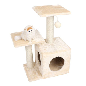 PetLike Eco Friendly Wooden <b>Cat</b> Tree Furniture Toys <b>Cat</b> <b>Scratching</b> <b>Posts</b> <b>for</b> <b>Cats</b> - Product Image 2
