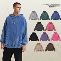 Sudadera con Capucha Unisex de Algodón 100% de Alto Gramaje, Oversize, con Logotipo Personalizado, Bordado 3D y Estampado Antiencogimiento, Venta al por Mayor de Fábrica con MOQ Bajo