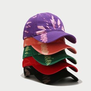 2023 New Graffiti Cotton Baseball Cap Street Fashion Soft Top Hat Men Cap Sport Trend Adjustable <b>Tie</b> Dyed Sports Caps - Product Image 1