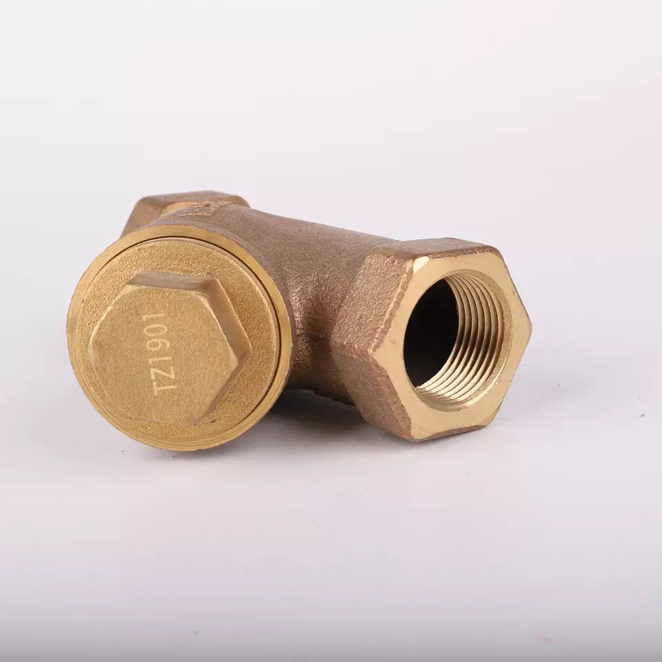 Лидер продаж от производителя, бронзовый Y-образный фильтрующий клапан с резьбой 1/2 дюйма, 3/4 дюйма, 1 дюйм, сетчатый фильтр из нержавеющей стали, сетчатый фильтр wye