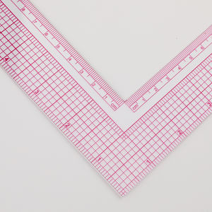 Miucous-<span class=keywords><strong>Regla</strong></span> de costura de plástico, <span class=keywords><strong>regla</strong></span> de plantilla de dibujo a medida, ropa, retales, 2 uds. - Product Image 3