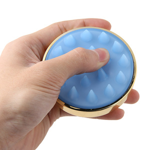 Wanmei Scalp Massage Brush Silicone Soft <b>Tooth</b> Hair <b>Cleaning</b> <b>Tool</b> For Home And Salon Use - Product Image 4