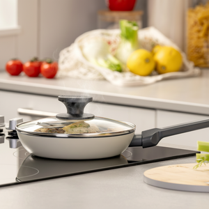Fackelmann Balance Milk Pan Ø 20 cm Aluminio reciclado con revestimiento de mármol antiadherente de cerámica Parrilla de gas sin PFAS adecuada - Product Image 3