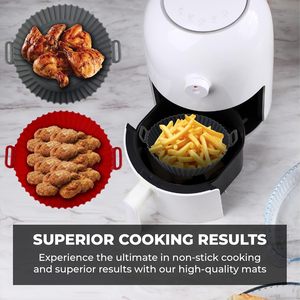 Air Fryer Silicone Liners 8.6'' Eco-Friendly Custom Color Food Safe Non-Stick Basket Oven <b>Accessories</b> - Product Image 6