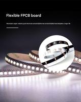 Smart Dual-Control 5M RGB LED Lighting IP67 WiFi + Remote USB NFC Conectividad PVC Body Voice 1M Segment Cut para el hogar/fiesta