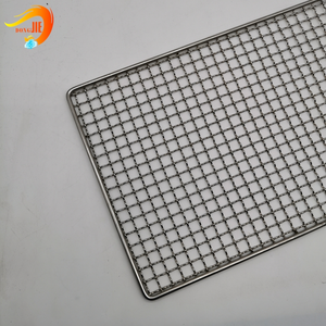 Grille de <span class=keywords><strong>barbecue</strong></span> en <span class=keywords><strong>gabion</strong></span> en acier inoxydable perforée à trous carrés soudés - Product Image 5